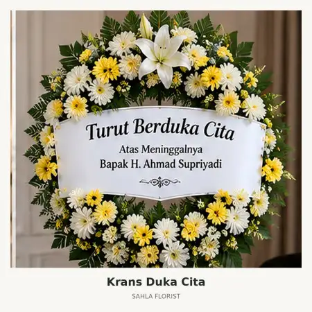 Krans Bunga Duka Tanjung Balai